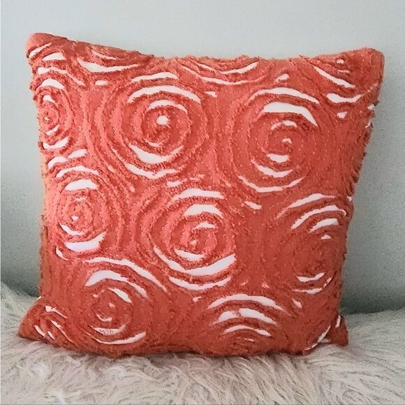 Pillowfort accent pillow coral color - Picture 1 of 5